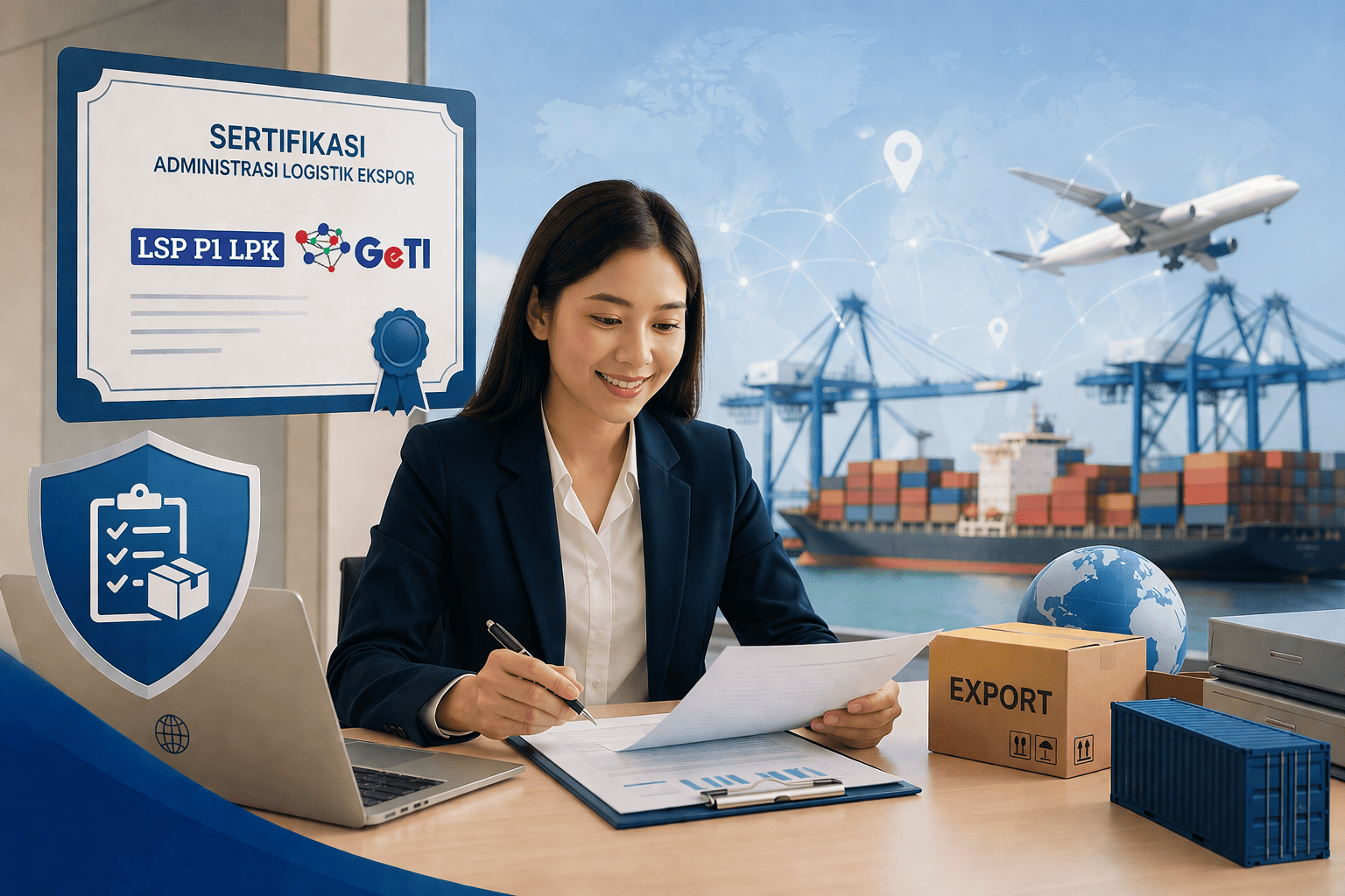 LSP Geti - Sertifikasi Administrasi Logistik Ekspor BNSP dari LSP GETI Perkuat Kompetensi SDM Perdagangan Internasional