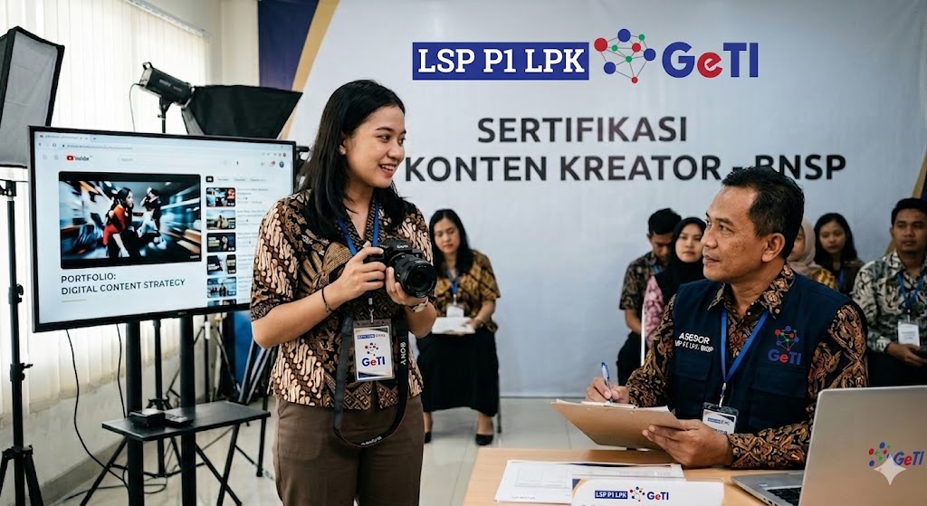 LSP Geti - Sertifikasi Konten Kreator BNSP di LSP GETI Untuk Skill Profesional