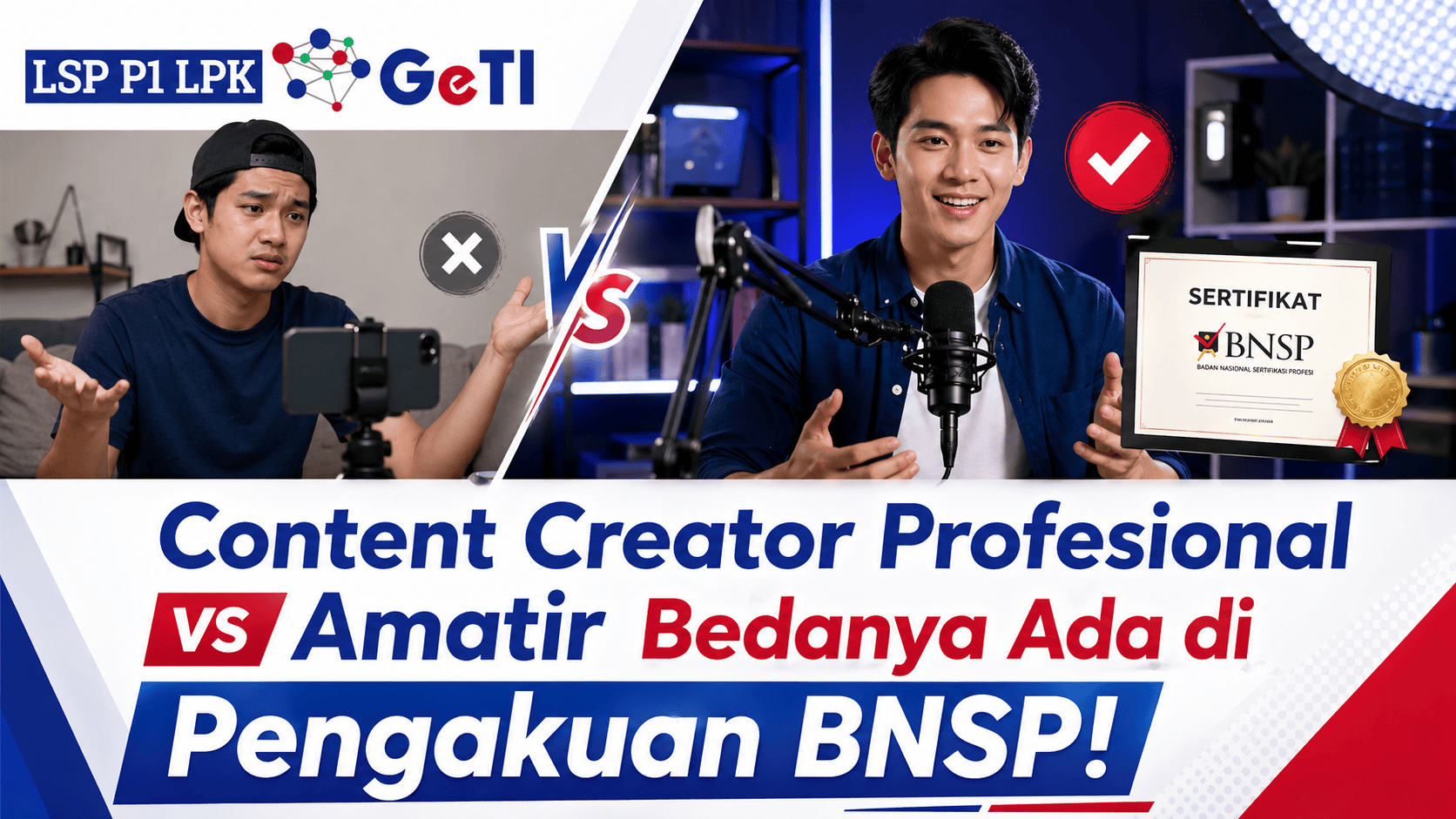Content Creator Profesional vs Amatir Bedanya Ada di Pengakuan BNSP!