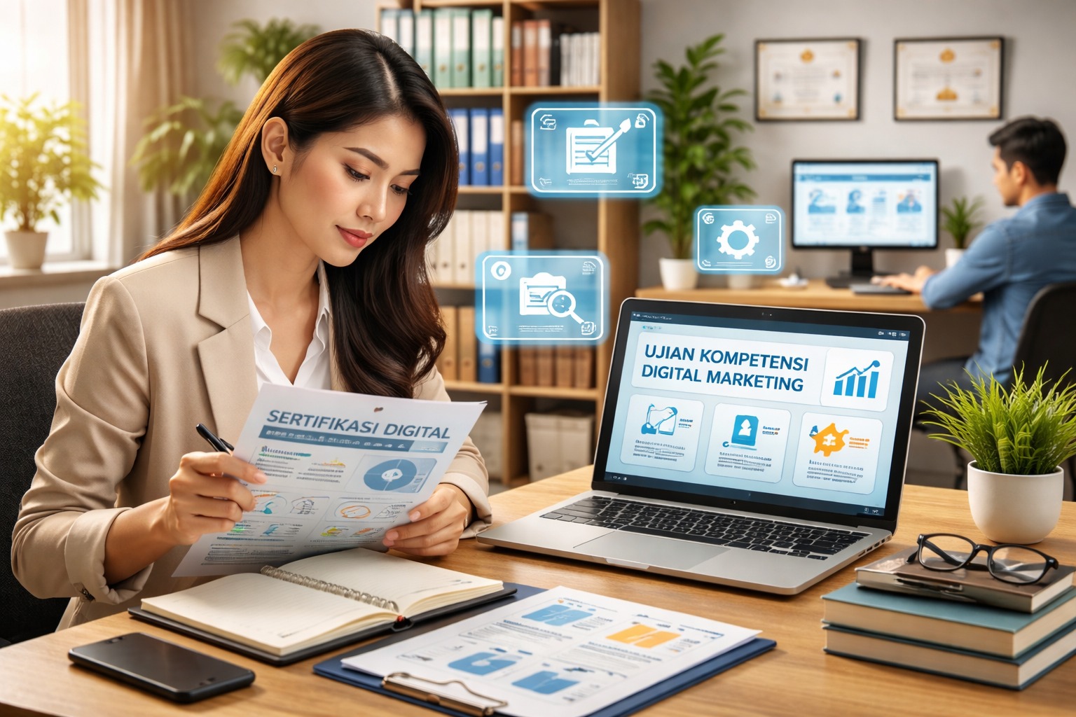 sertifikasi digital marketing BNSP dan persiapan uji kompetensi peserta