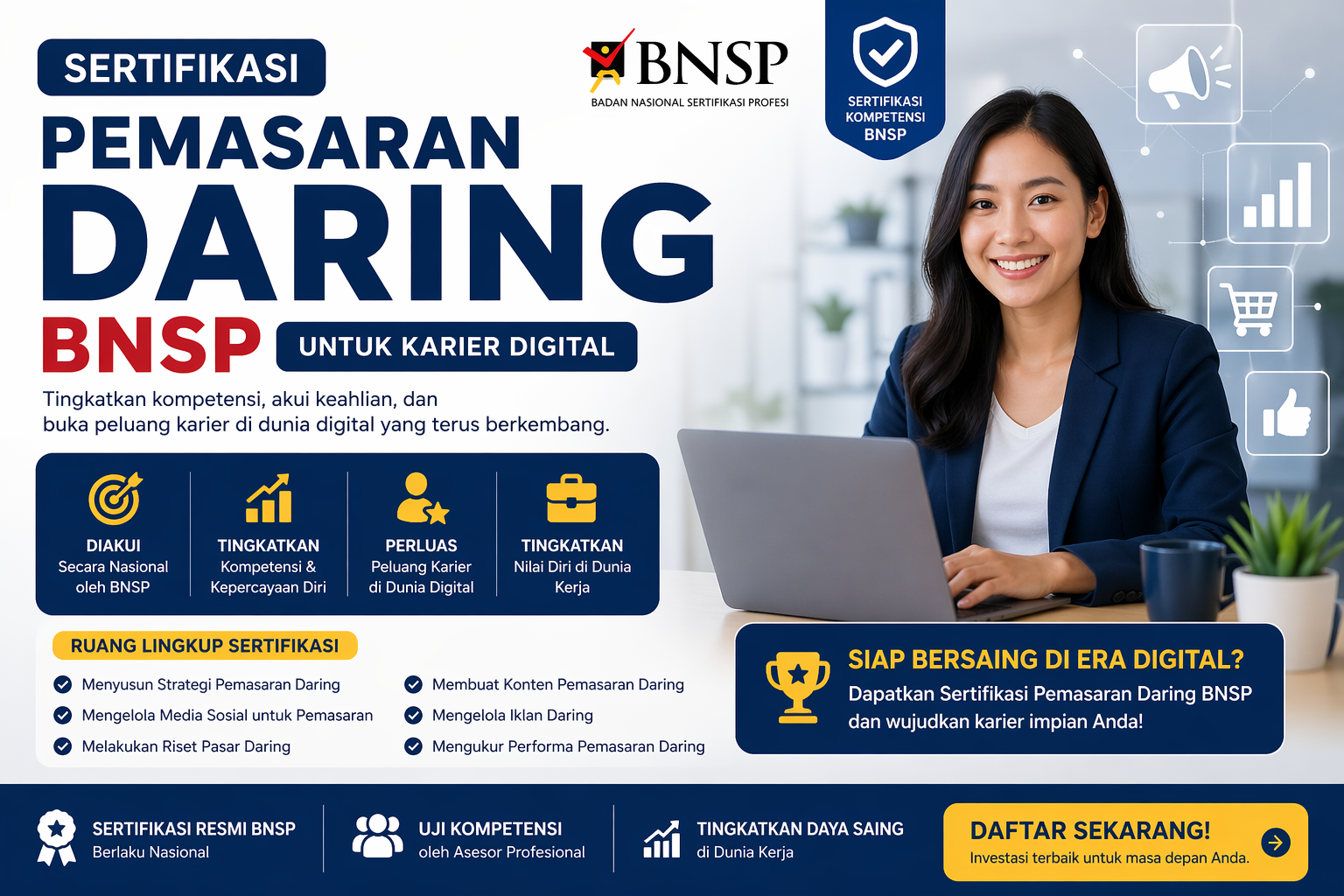 lsp Geti - Sertifikasi Pemasaran Daring BNSP Jadi Bekal Strategis Karier Digital
