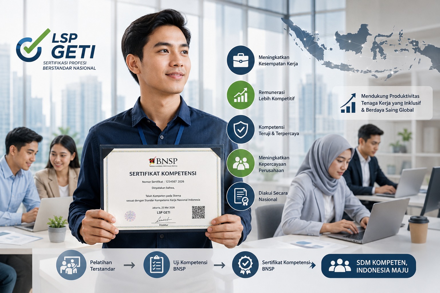 LSP GETI - Sertifikasi Kompetensi BNSP Profesional