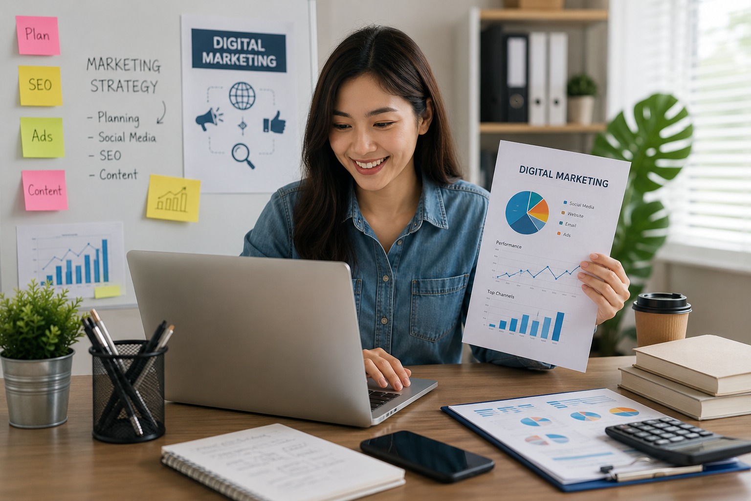 Profesional mengikuti sertifikasi digital marketing untuk meningkatkan kompetensi pemasaran bisnis dan peluang karier di era digital