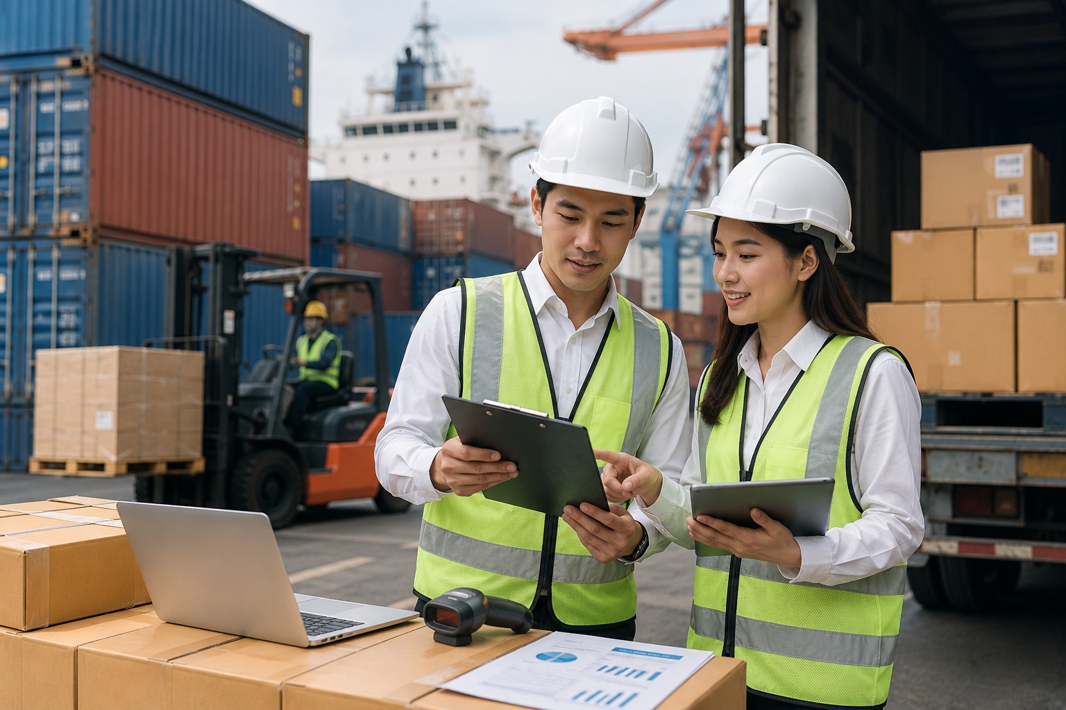 Profesional logistik ekspor mengikuti sertifikasi untuk meningkatkan kompetensi distribusi barang dan peluang karier global di industri perdagangan internasional