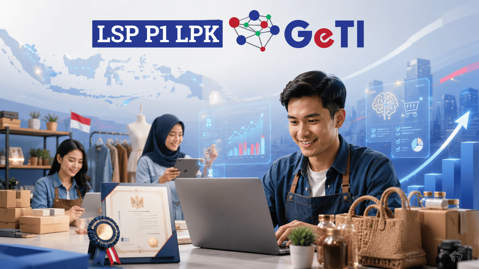 LSP P1 LPK GETI - Kuasai Algoritma Marketplace 2026 dengan Sertifikasi BNSP di LPK GETI