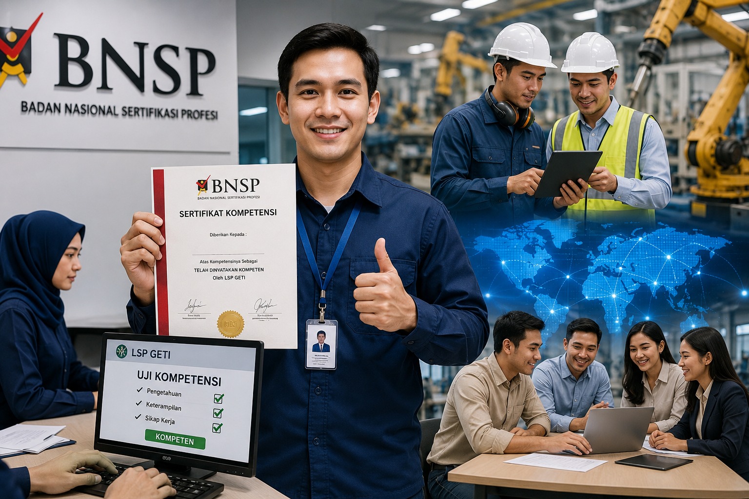 LSP GETI - Uji Kompetensi dan Sertifikasi BNSP di LSP GETI
