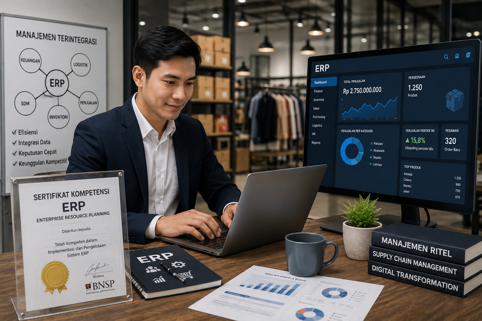 LSP GETI - Sertifikasi ERP LSP GETI untuk Manajemen Ritel dan Bisnis Modern