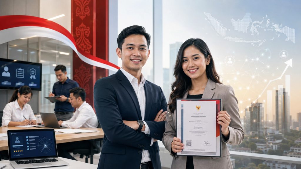Lsp Geti- Sertifikat BNSP LSP GETI sebagai bukti validasi kompetensi resmi tenaga kerja profesional.