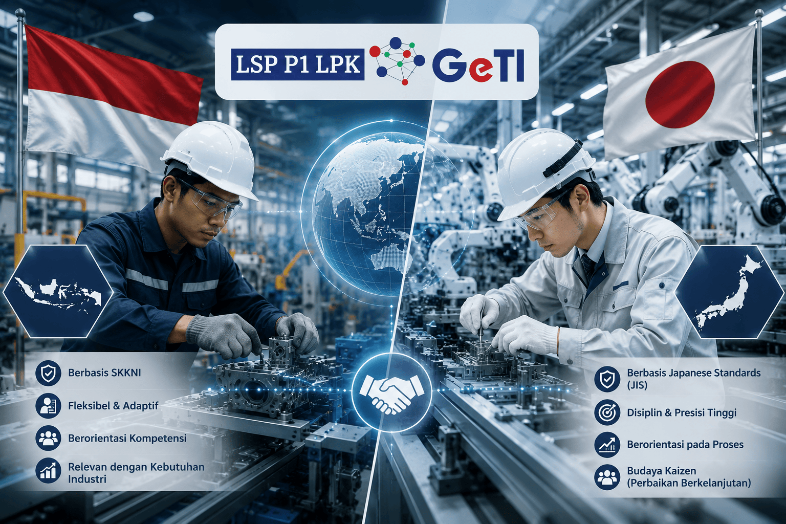 lsp p1 lpk geti-Perbedaan Standar Kompetensi Kerja Indonesia dan Jepang di Sektor Manufaktur